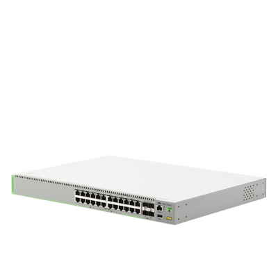 AT-GS980MX28-10 - Allied Telesis (GS980MX/28) Switch Stack L3, 24 puertos 10/100/1000-T, 4 Puertos SFP+ 10G
