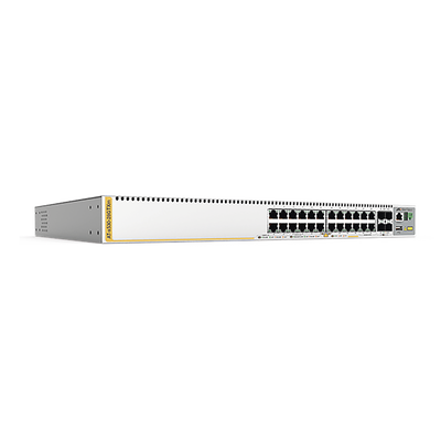 AT-X530-28GTXM-10 - Switch Capa 3 Stackeable / 20x 10/100/1000 Mbps / 4x 100M/1G/2.5/5G-T / 4x SFP+ 10G / 160 Gbps / 119 Mpps / Fuente Redundante