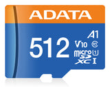 AUSDX512GUICL10 - ADATA AUSDX512GUICL10 Memoria Flash 512 GB MicroSDXC 100 MB/s 25 MB/s