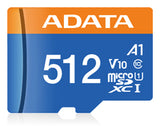 AUSDX512GUICL10 - ADATA AUSDX512GUICL10 Memoria Flash 512 GB MicroSDXC 100 MB/s 25 MB/s