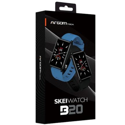 Smartwatch Skeiwatch B20 IP68 Pantalla 1.45" Resolución 172x320p 2 Correas Negro/Azul