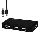 ArgomTech ARG-UB-0088 base para portátil y replicador de puertos Alámbrico USB 2.0 Negro