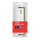 MEMORIA DDR4 XPG GAMIX D35 16GB 3200 WHITE DIMM, 16-16-16-36, RGB SYNC, 1.35V