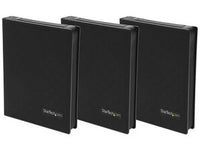 StarTech.com Paquete de 3 Cubiertas Protectoras - Funda de Plástico Disco Duro de 2,5in Pulgadas - Forro - Negro fundas para discos duros externos 2.5 cm (2.5") Funda Plástico Negro