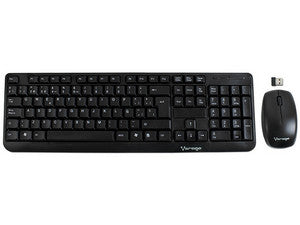 Teclado y Mouse inalámbrico Vorago KIT 302, 2.4GHz, 10m alcance, 1600 DPI.