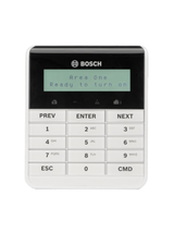 Bosch LCD text keypad Inalámbrico Blanco
