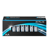 Steren BAT-AA40 pila de uso doméstico Batería de un solo uso AA Alcalino, 40 pieza(s), Cd (cadmio), Hg (mercurio)