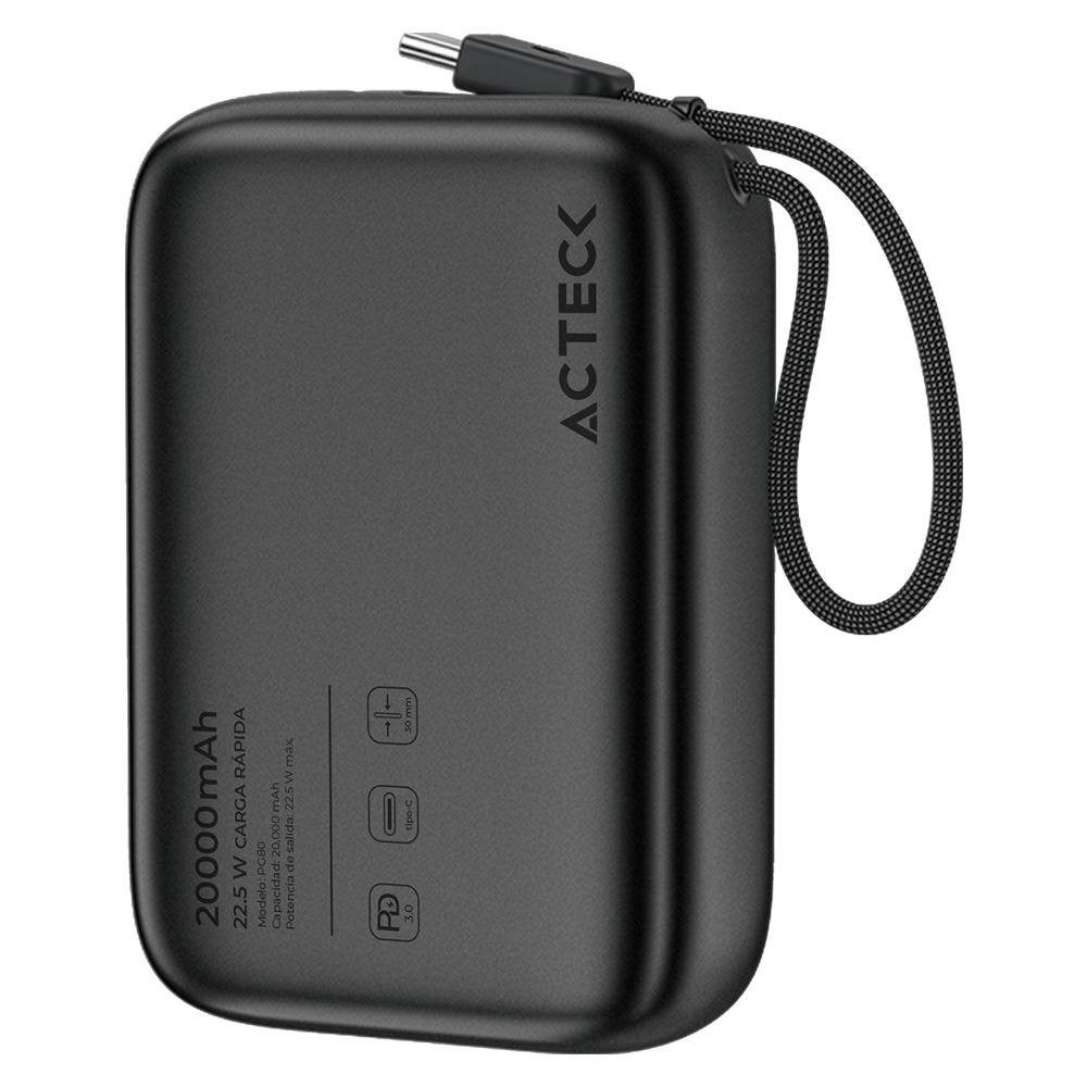 CARGADOR POWERBANK ENERGON GO P LUG MAX PG80 20000 MAH USB-C CON