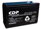 CDP SLB12-7 Bateria de Plomo acido, seca sellada 12Vdc-7Ah UPS Sealed Lead Acid (VRLA) 12 V 7 Ah 1 pieza(s)