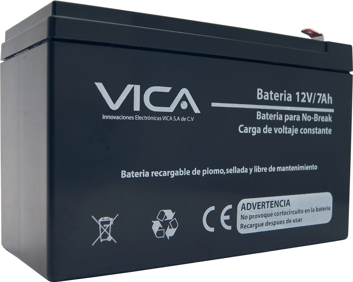 Batería de Reemplazo VICA 7 AH 12V Negro