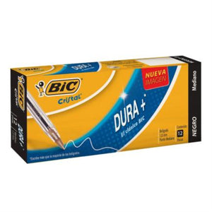 BIC 923995 bolígrafo Negro Medio 12 pieza(s)