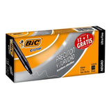 Bolígrafo BIC Cristal Precisión y Suavidad Punto Ultra Fino 0.7mm Color Negro C/12+1 Pzas