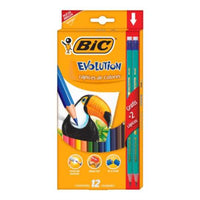 BIC Kids Evolution Multicolor 12 pieza(s)