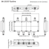BK2035T - Microlab Diplexor / 1695-2200 MHz / 2496-2690 MHz BK2035T