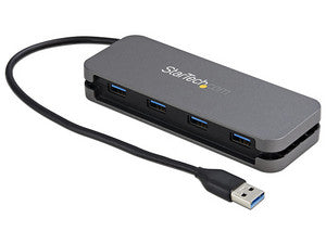 Hub USB 3.0 StarTech HB30AM4AB, Longitud 0.2m, 4 Puertos USB-A, Alta Velocidad