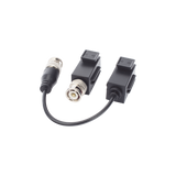 KIT DE TRANSCEPTOR HILOOK (BALLUNS) TURBOHD CON BOTON PUSH / HASTA 8 MP (4K) / 100% COBRE / SOPORTA HD-TVI / AHD / CVI / CVBS / AUDIO POR COAXITRON / DATOS PARA MENU DE CONFIGURAR DE CÁMARAS