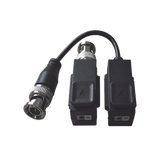 KIT DE TRANSCEPTOR HILOOK (BALLUNS) TURBOHD CON BOTON PUSH / HASTA 8 MP (4K) / 100% COBRE / SOPORTA HD-TVI / AHD / CVI / CVBS / AUDIO POR COAXITRON / DATOS PARA MENU DE CONFIGURAR DE CÁMARAS