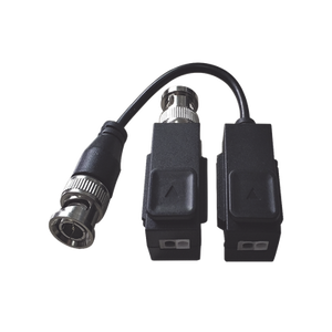 KIT DE TRANSCEPTOR HILOOK (BALLUNS) TURBOHD CON BOTON PUSH / HASTA 8 MP (4K) / 100% COBRE / SOPORTA HD-TVI / AHD / CVI / CVBS / AUDIO POR COAXITRON / DATOS PARA MENU DE CONFIGURAR DE CÁMARAS