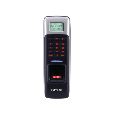 BLROCV2 - BioLite Net Lector de Huella con Teclado y PROX 125KHz EM/ Protección IP65 / Uso con BioStar 2