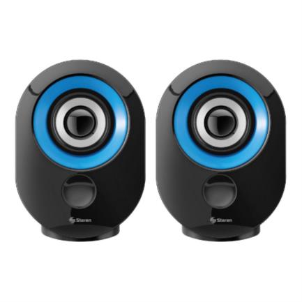 Steren BOC-068 altavoz Negro, Azul Alámbrico | Altavoces