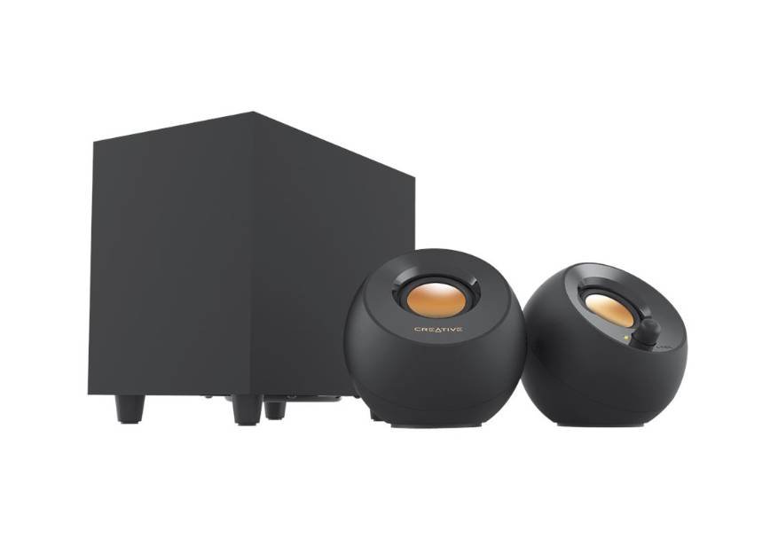 Parlantes CREATIVE LABS MF0480 BK, 20W RMS, Conexión Bluetooth 5.0, Dimensiones Compactas