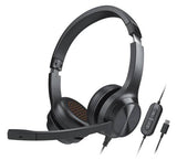 Creative Labs Chat USB Auriculares Alámbrico Diadema Oficina/Centro de llamadas USB Tipo C Negro, 20 - 20000 Hz, 206 g