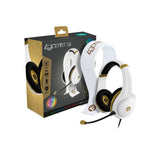 4Gamers XP-GOLDR-WHT-4G auricular y casco Auriculares Alámbrico Diadema Juego Oro, Blanco
