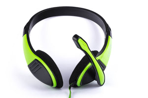 Naceb Technology NA-589VE auricular y casco Auriculares Alámbrico Diadema Juego Verde