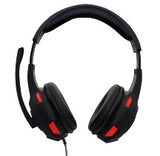 Naceb Technology NA-0304R auricular y casco Auriculares Alámbrico Diadema Juego Negro, Rojo