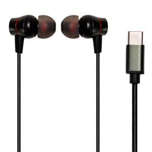 Naceb Technology Na-0321 Auriculares Alámbrico Dentro de oído Llamadas/Música USB Tipo C Negro