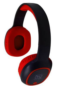 Necnon NBAB042500 auricular y casco Auriculares Inalámbrico Diadema Llamadas/Música Bluetooth Rojo