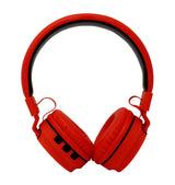 Necnon NBH-05 BT Auriculares Inalámbrico Diadema Llamadas/Música Bluetooth Rojo