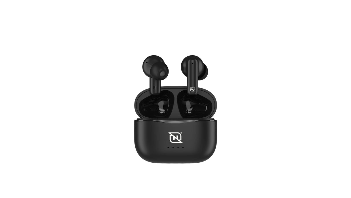 Audífonos NECNON NTWS-103 con Conectividad Bluetooth 5.0, Estuche de Carga 400mAh, Micrófono Incorporado