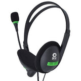 BRobotix 651428 auricular y casco Auriculares Alámbrico Diadema Oficina/Centro de llamadas Negro