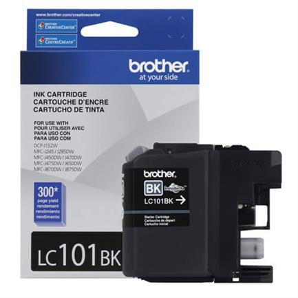 CARTUCHO BROTHER LC101BK NEGRO RENDIMIENTO DE 300 PAG PARA J870D LC101BK