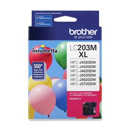 CARTUCHO BROTHER LC203M MAGENTA 550 PAG APROX LC203M