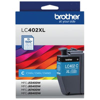 Brother LC402XLCS Cartucho de Tinta 1 pieza(s) 1 1500 páginas Original