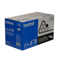 Brother TN-670 Toner Cartridge cartucho de tóner Original Negro, 7500 páginas
