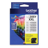 Brother LC-205Y Cartucho de Tinta Tinta a base de pigmentos Impresión por inyección de tinta 1 pieza(s) Original