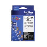 Brother LC-207BK cartucho de tinta 1 pieza(s) Original Extra (Súper) alto rendimiento Negro
