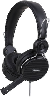 Vorago HS-201 auricular y casco Auriculares Alámbrico Diadema Llamadas/Música Negro