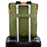 Mochila Vorago Vintage Doble Uso Laptop 15.6" Verde, Compartimento Acolchado, Resistente Agua, Bolsillos Organizadores