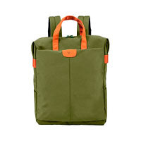 MOCHILA VORAGO BP-301 VINTAGE DOBLE USO LAPTOP 15.6" VERDE