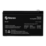 Steren BR-1207 batería recargable industrial Sealed Lead Acid (VRLA) 7000 mAh 12 V, Negro, 1 pieza(s)