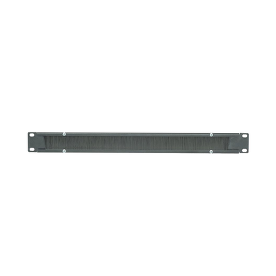 BR1B - Tapa Ciega para Rack / Tipo Cepillo de Nylon / 1 UR / 19 in / Gestión Térmica / Acero Negro
