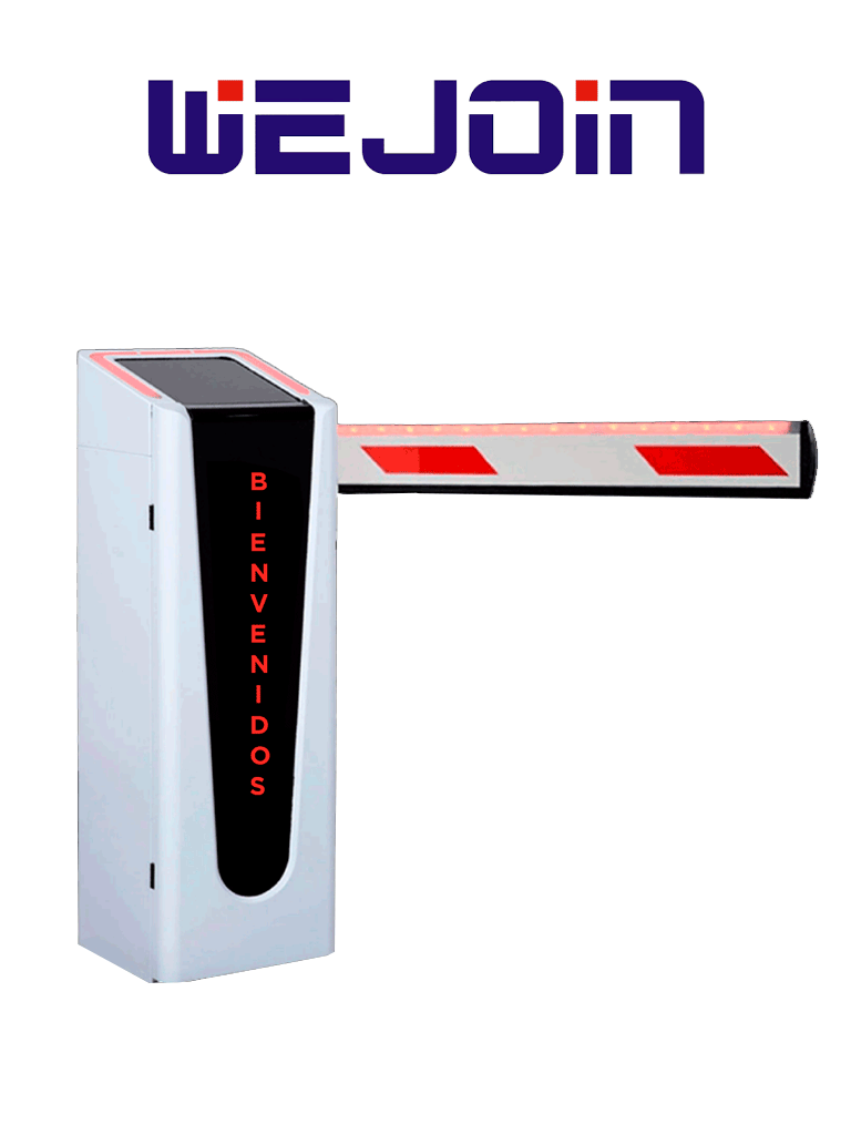 WJCB202VF-HL24D  Barrera vehicular wejoin wjcb202vfhl24d 4m/24vdc/alto flujo/velocidad 2s/dirección ajustable