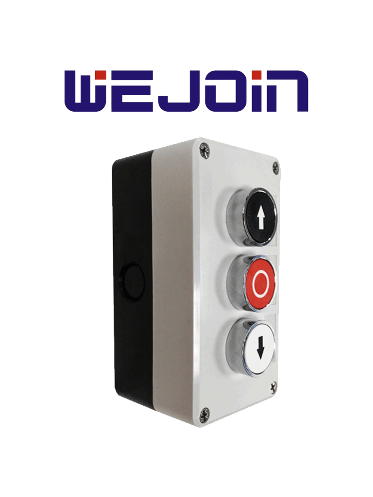 Botonera Triple Wejoin BRM para Acceso Vehicular Rudo, Apertura/Cierre/Detener