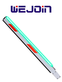 Brazo Recto LED WEJOIN WJLBM4R, 4 Metros, Tipo Rectangular, Compatible con Barrera LED