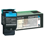 Lexmark C544/546, X544/546 Cartucho tóner cian Extra Alto Rendimiento Retornable (4K)