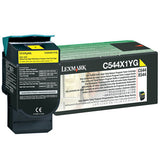 Lexmark C544, X544 Yellow Extra High Yield Return Programme Toner Cartridge (4K) cartucho de tóner O